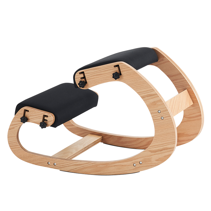 Svart stoppad sits knästående kontorsstol (Y-C33)