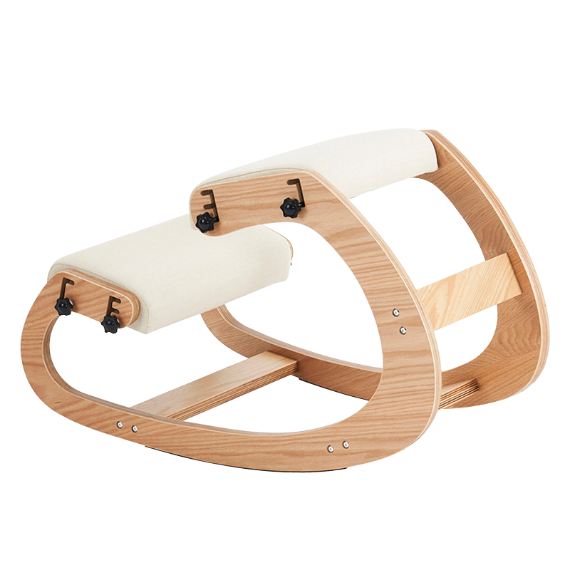 Beige stoppad sits knästående kontorsstol (Y-C33)