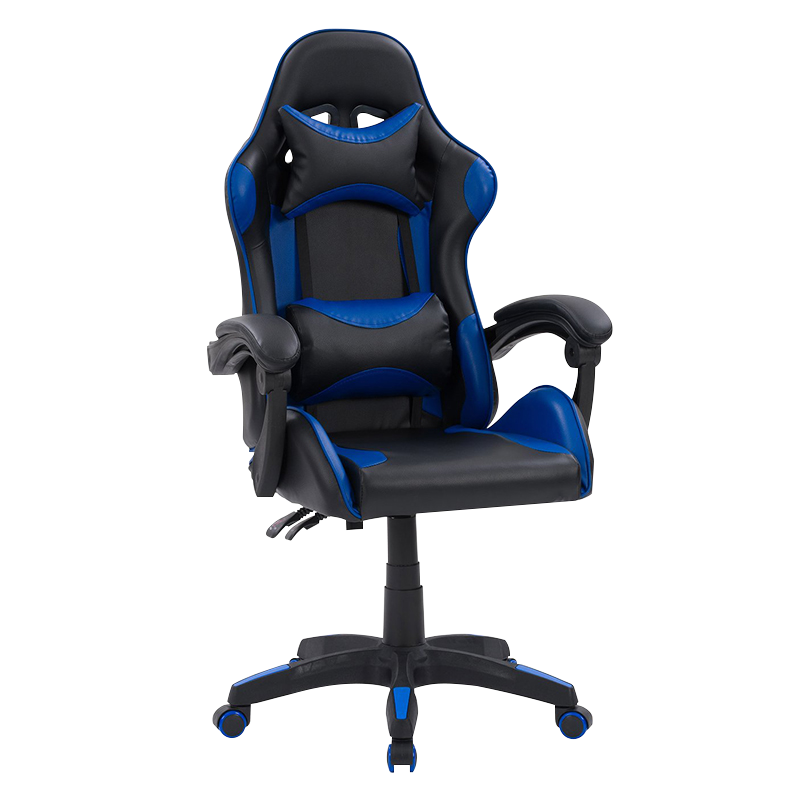 Blå kopplingsdyna Armstöd Liggande Gamer Chair (Y-2410)
