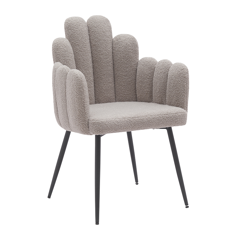 Grå svarta metallben Matsalsstolar (Y-C14)