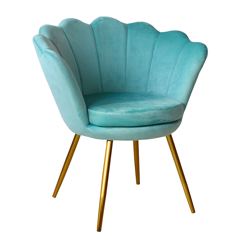 Velvet Flowerpot Leisure Accent Chair (X-5110)