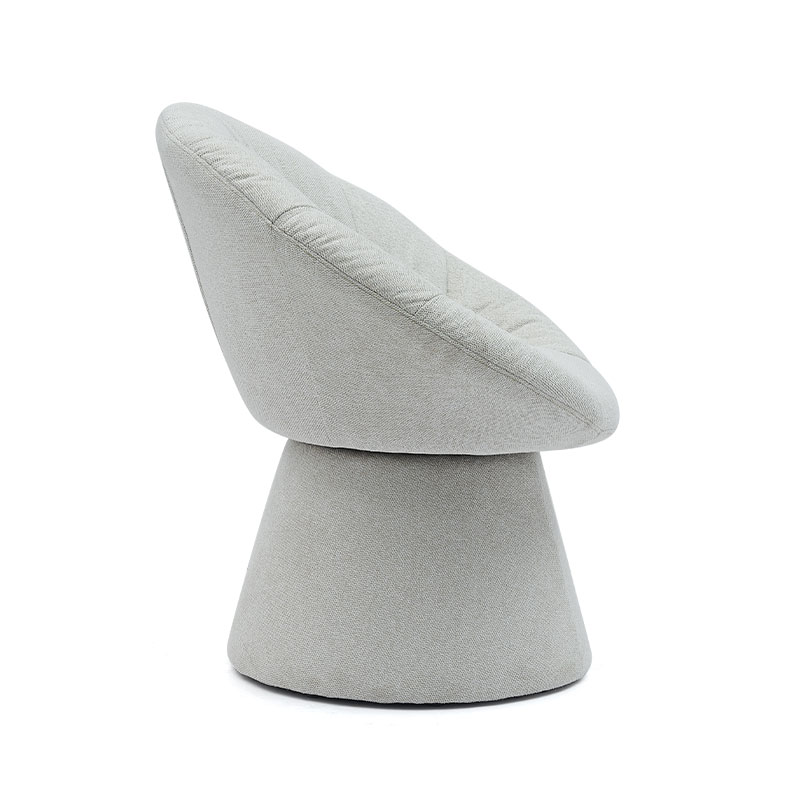 Enkel Snygg italiensk Roterande Matstol Rund Bas Fåtölj Fritidsstol för Living Room Hotel (GY-644)