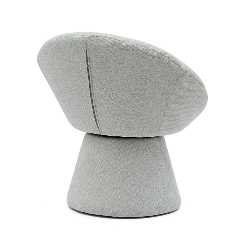 Enkel Snygg italiensk Roterande Matstol Rund Bas Fåtölj Fritidsstol för Living Room Hotel (GY-644)