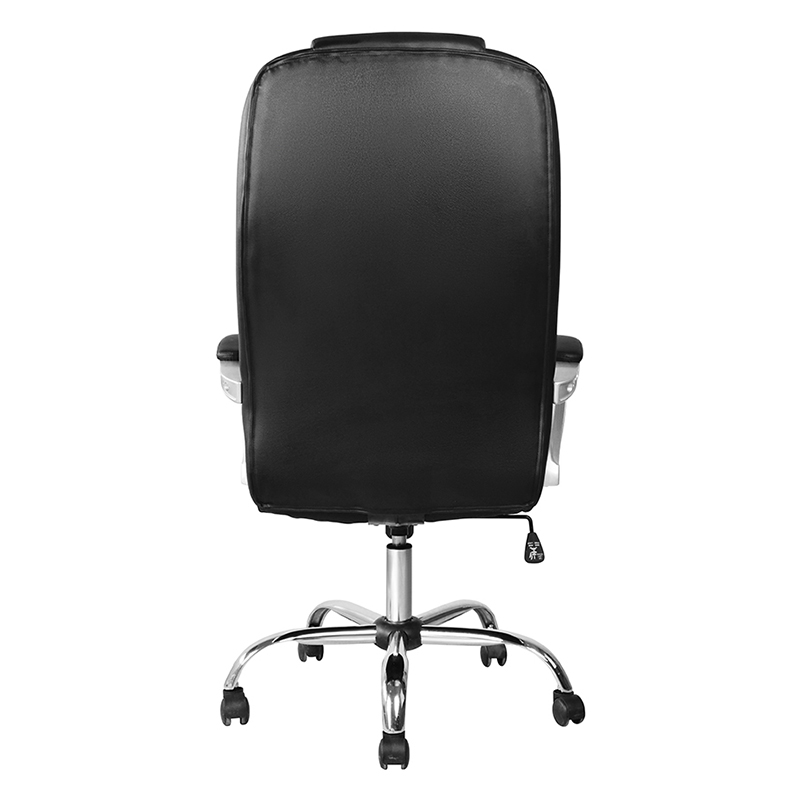 Hög rygg kontorsstol med målat vadderat armstöd (M-6123)