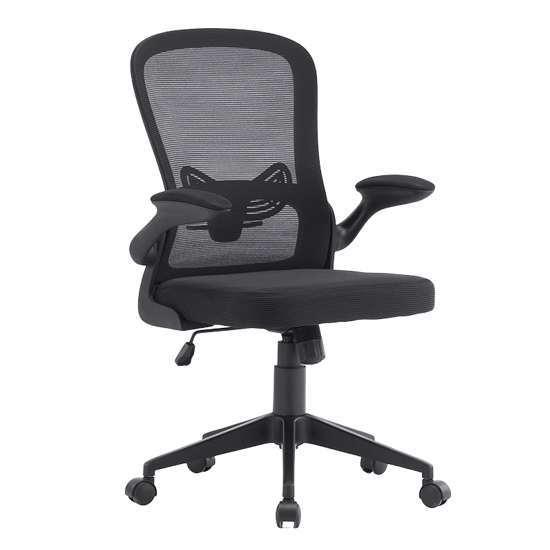 Low Back Flip Armstöd Mesh Chair Task Office Chair (W-9102)