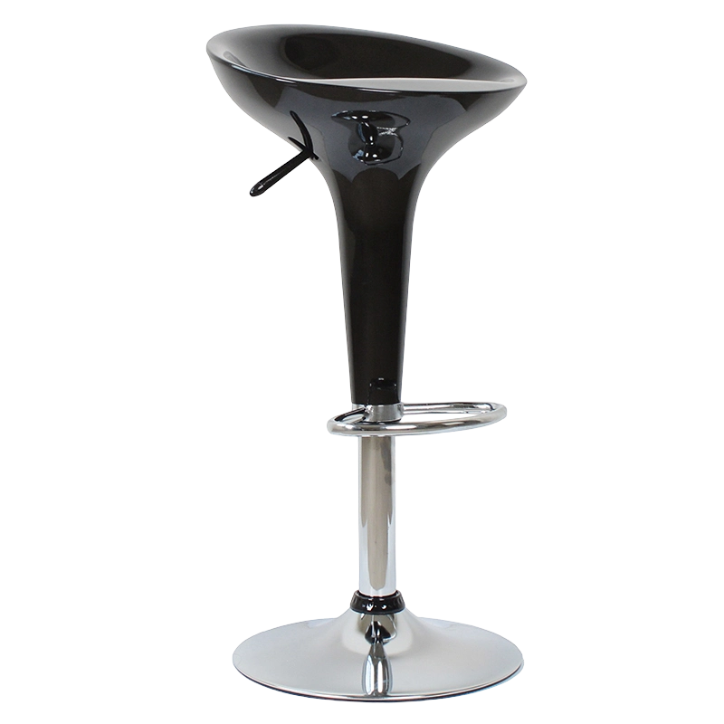Svart ABS Plast Swivel Lift Barstol Stol (GY-901)