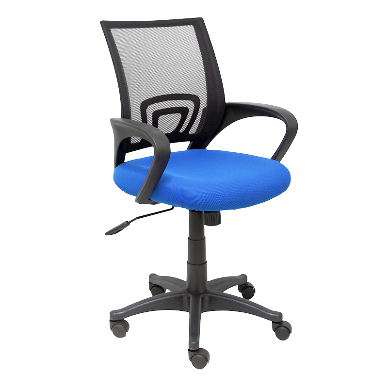 Blått tyg med låg rygg PP Armstöd Personal Task Chair (Y-1829)