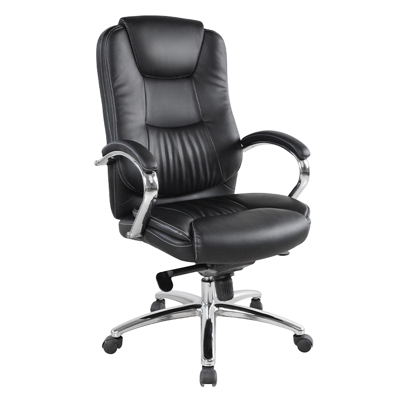 Hög rygg Chrome Pad Armstöd Executive Office Chair (M-6138)