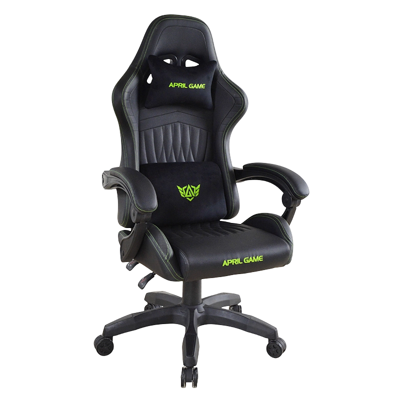 PP justerbara armstöd Liggande spelstol i läder (T-7130)